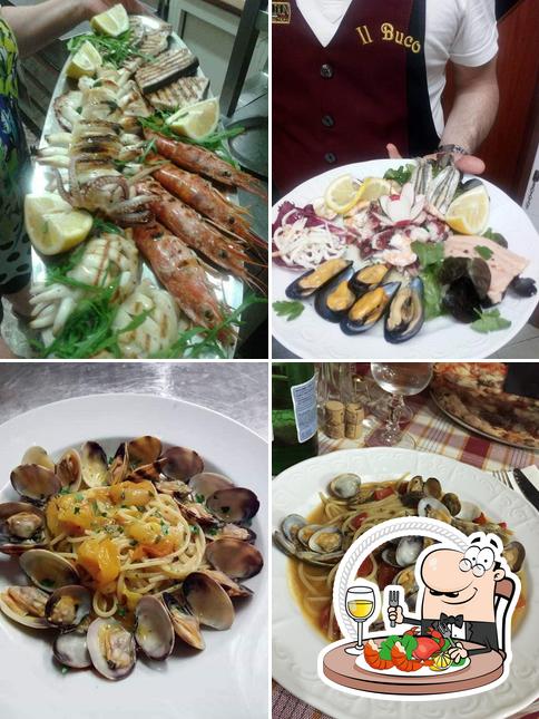 Prenditi la cucina di mare a pizzeria il buco