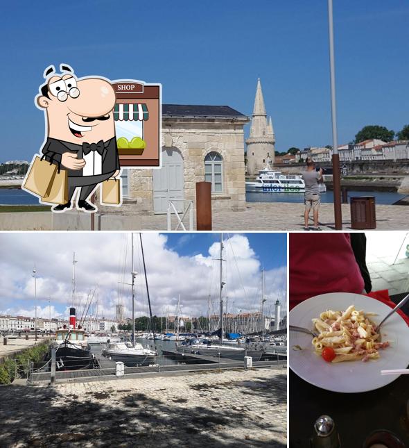 L'extérieur de Brasserie Saint Nicolas La Rochelle