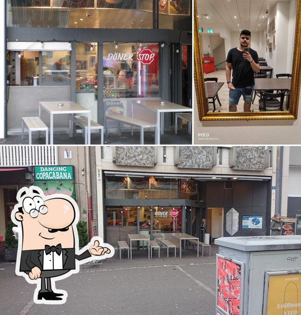 Dai un'occhiata agli interni di Döner Stop, Basel Claraplatz