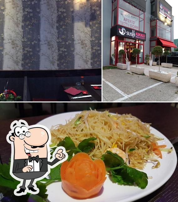 La foto della esterno e cibo di Sushi Kikko Restaurant