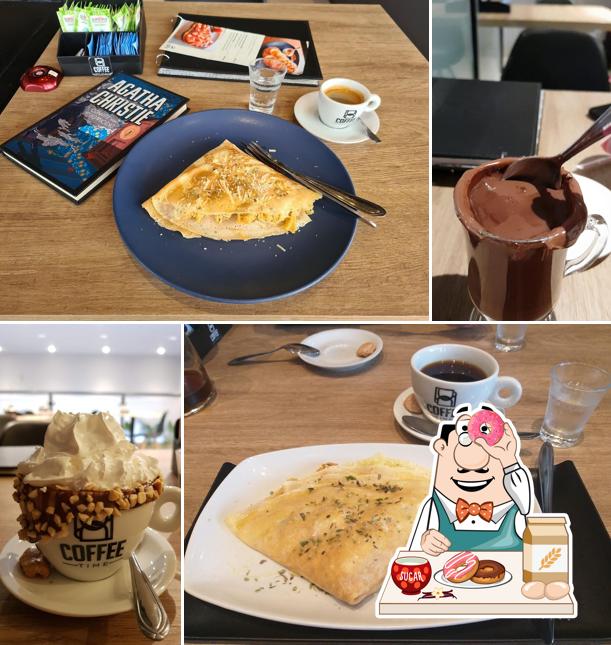 COFFEE TIME BAURU oferece uma variedade de pratos doces
