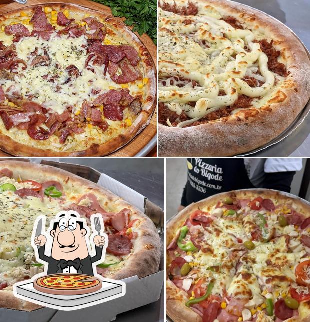 No Pizzaria do Bigode, você pode desfrutar de pizza