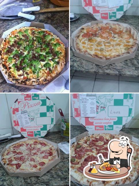 Escolha diversos tipos de pizza