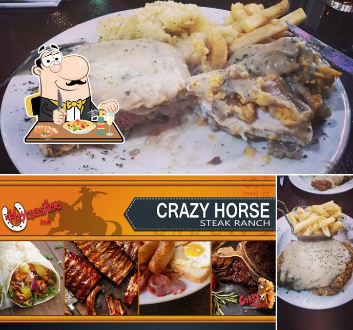 Еда в "Crazy Horse Steakhouse"