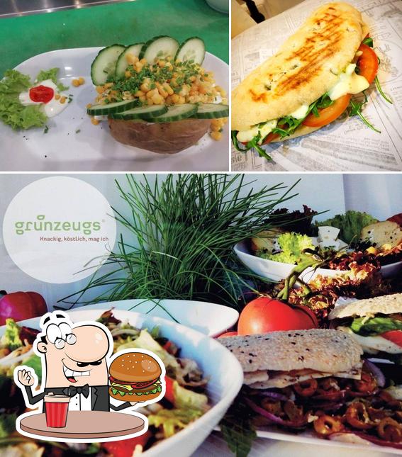 Try out a burger at Grünzeugs