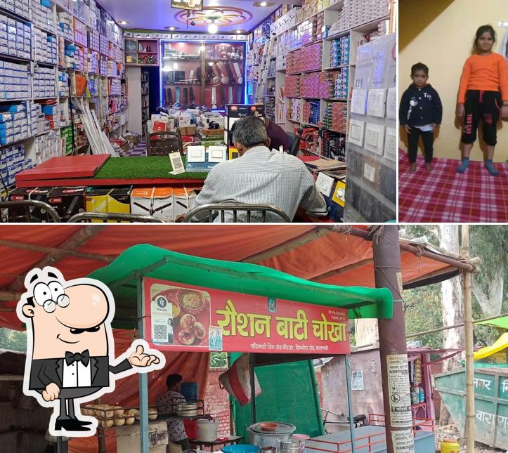 The restaurant's interior and exterior