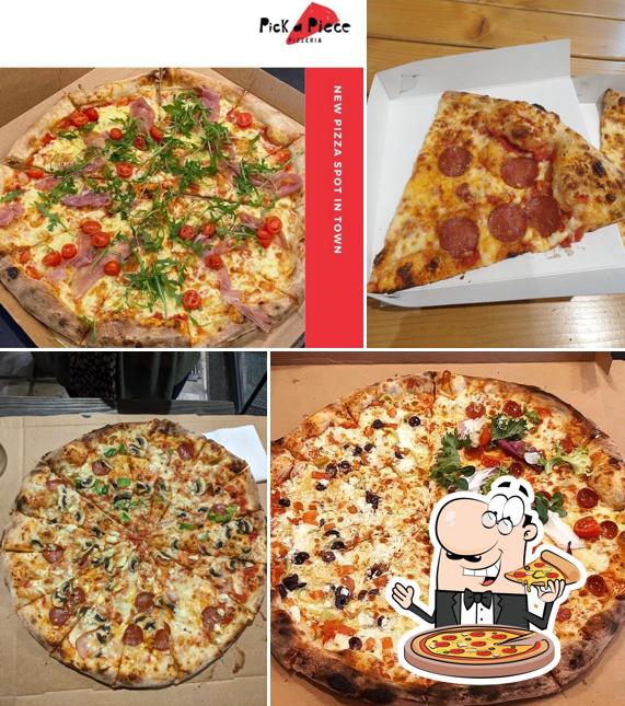 At Pick a Piece Pizzeria, you can try pizza
