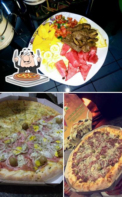 Experimente pizza no Pizzaria Florência