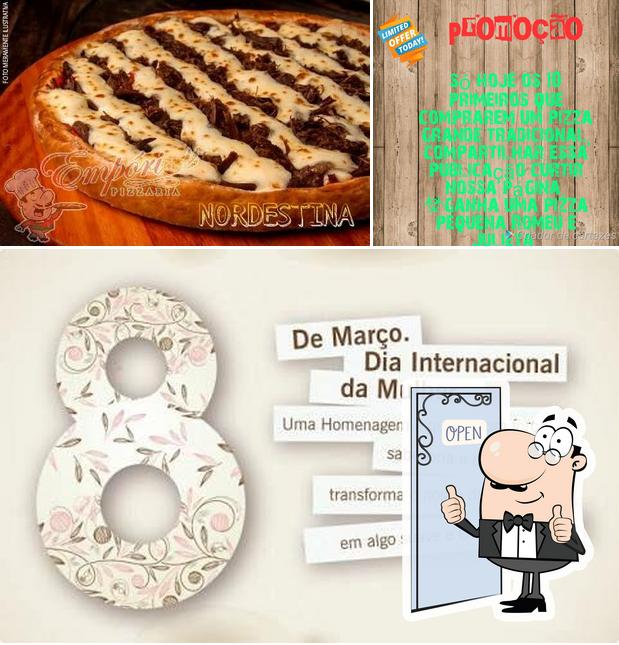 Here's a picture of Empório Pizzaria