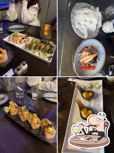 Еда в "Arashi Yama sushi & hibachi lounge"