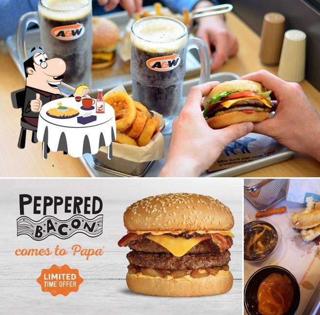 Prenez un hamburger à A&W Canada