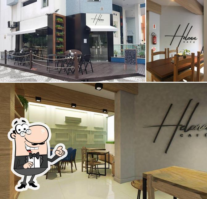 Veja imagens do interior do Helena Café