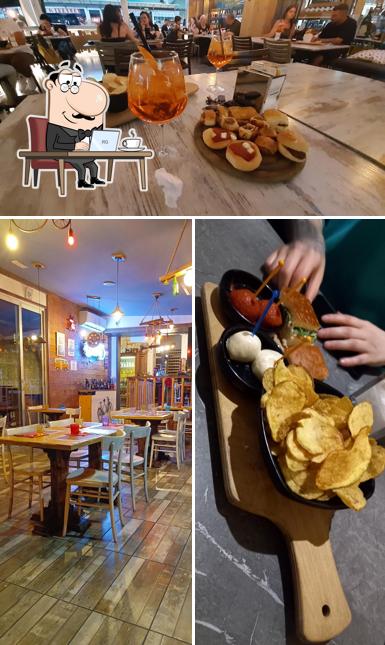 Gli interni di Gourmet Food Lounge