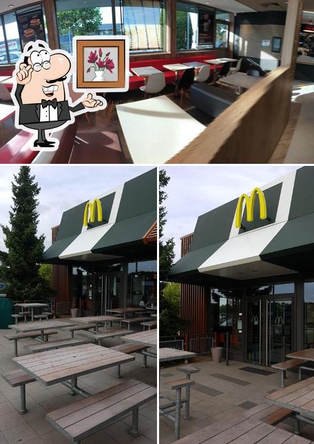 L'intérieur de McDonald's