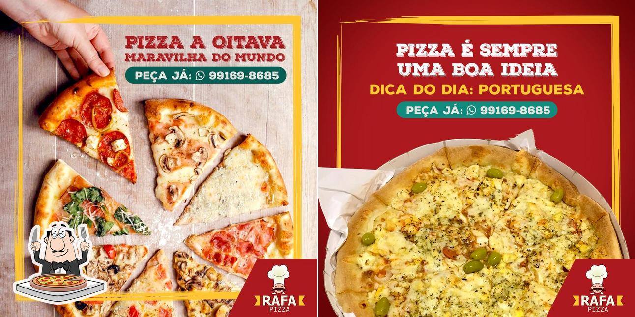 Consiga diferentes variedades de pizza