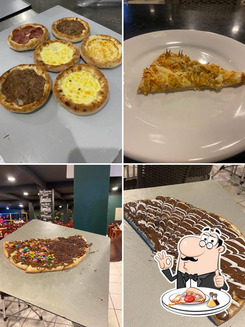 Escolha diferentes estilos de pizza