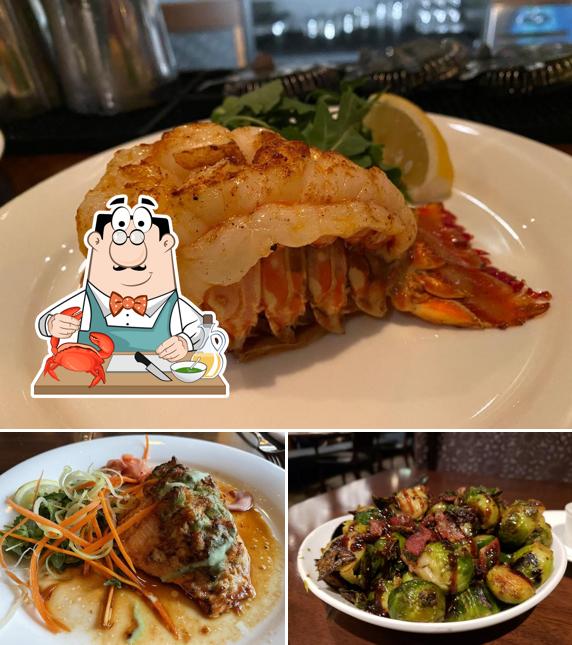 Pick various seafood dishes offered by William & Henry Steakhouse