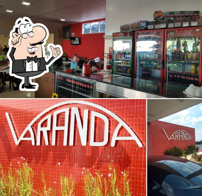 O interior do Churrascaria e Lanchonete Varanda