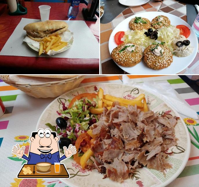 Platti al Ristorante Sindbad Kebab