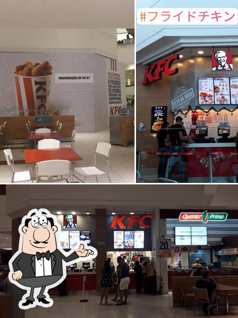 O interior do KFC