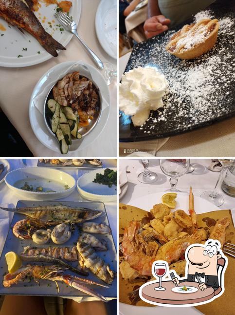 Platti al Trattoria Da Angelo