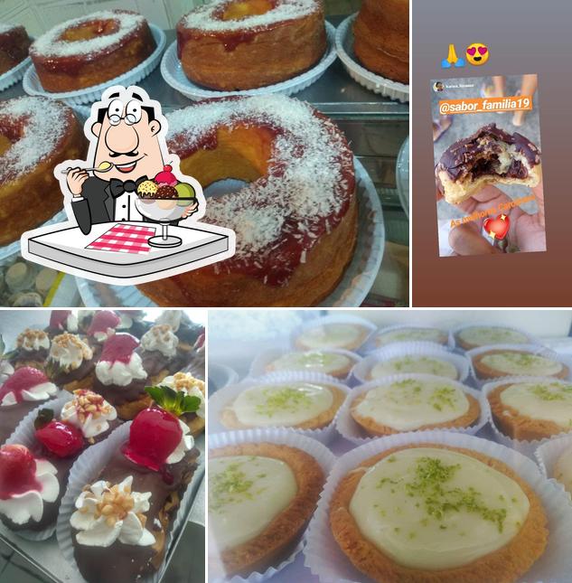 Padaria Jardim Brasil oferece uma escolha de pratos doces