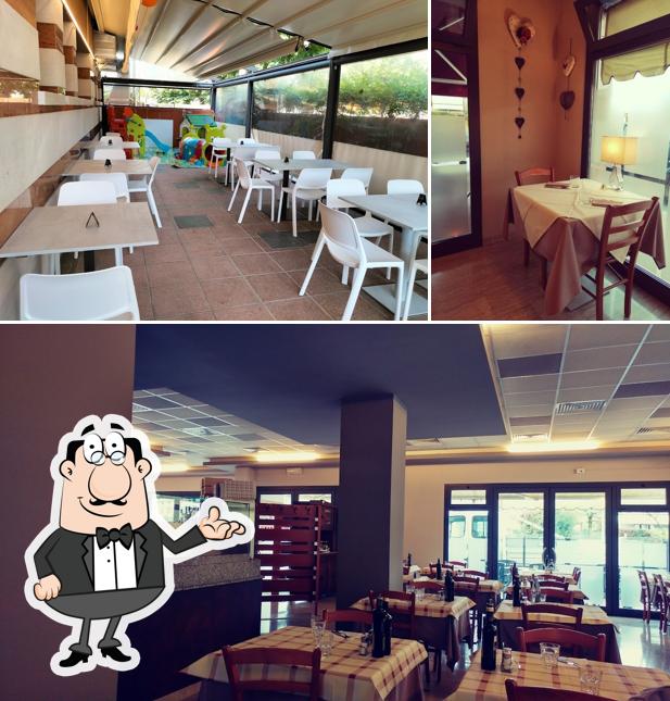 Gli interni di Pizzeria Centrale