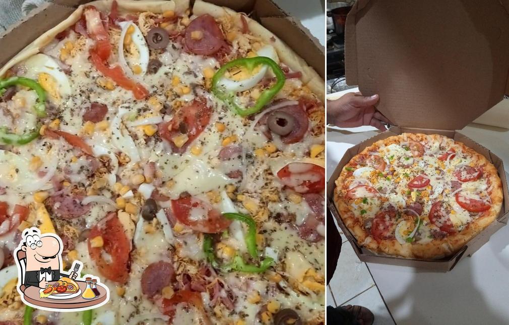 Escolha pizza no Restaurante e pizzaria versátil