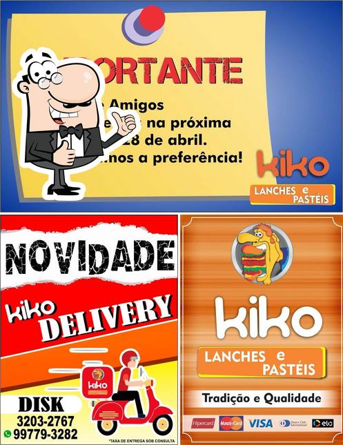 See this picture of Kiko lanches e pastéis