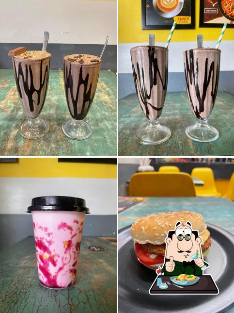 Food at Juicy Cafe