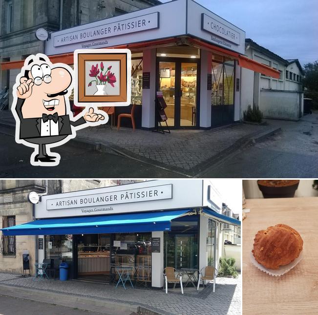 Las imágenes de interior y comida en Boulangerie VOYAGES GOURMANDS