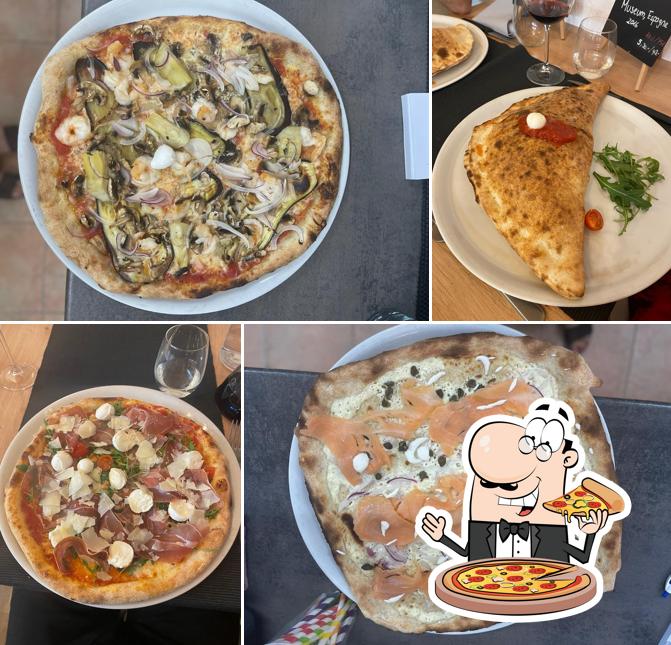 Pick pizza at Canta pizza