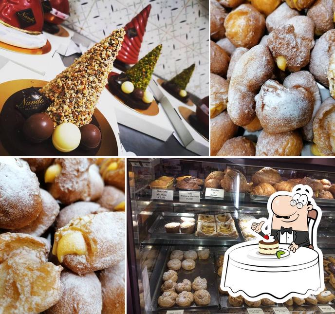 Bar - Pasticceria Nando Di Casasole Orlandino serviert eine Vielfalt von Desserts 