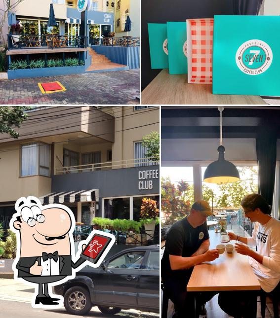 Veja imagens do exterior do Seven Coffee Club
