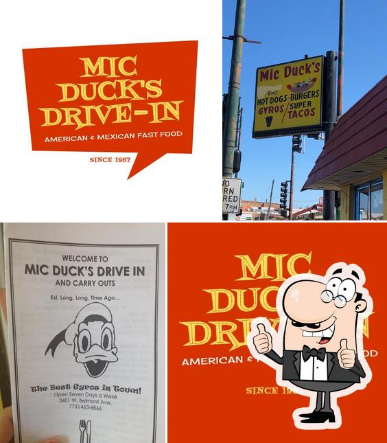Mic Duck's, 3401 W Belmont Ave in Chicago Restaurant menu and reviews