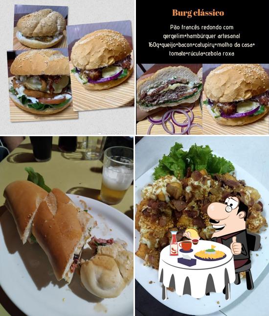 Hambúrguer em Bar Balão