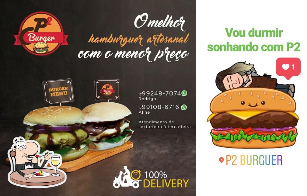 Comida em P2 Burguer