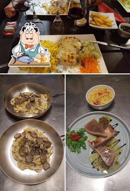 Saumon grillé à Villa Fazzi's