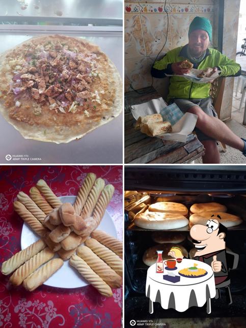 أكلة خفيفة Sandwish خبز طابونة