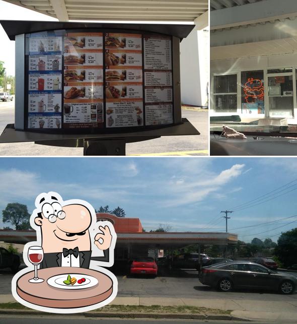 A & W in Big Rapids Restaurant menu and reviews