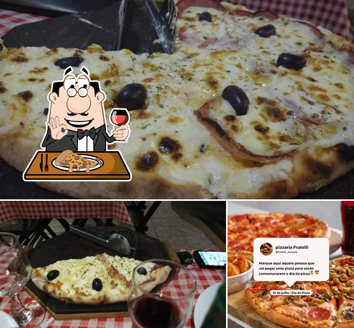 No Fratelli Pizzaria, você pode desfrutar de pizza