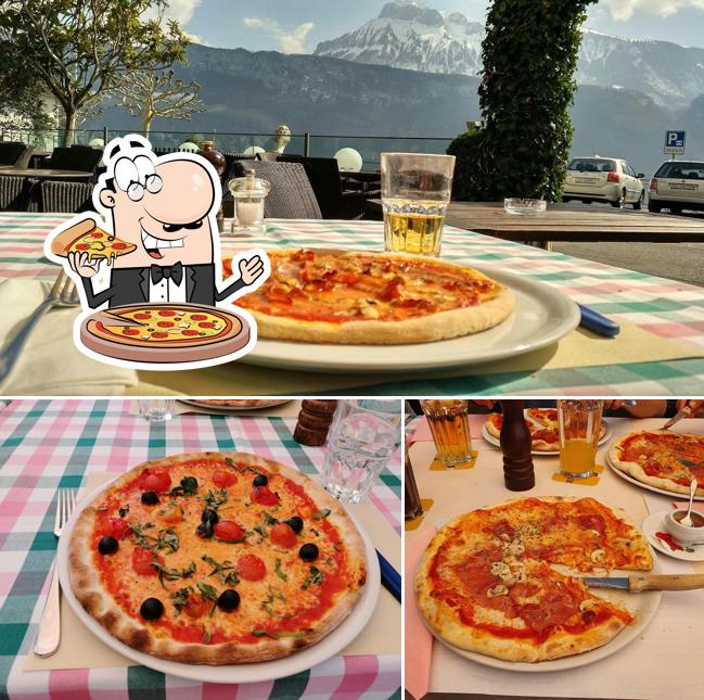 Scegli una pizza a Seerestaurant Pauli