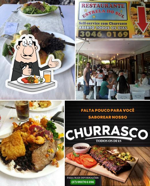 Comida em Restaurante Estrela do Sul