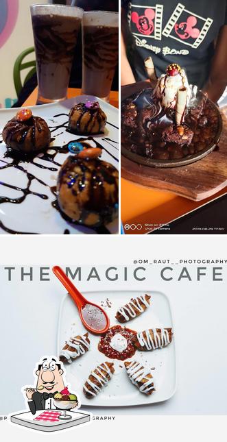 The Magic Café offers a selection of sweet dishes