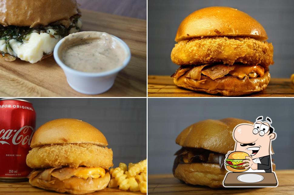 Delicie-se com um hambúrguer no Grelha Burguer