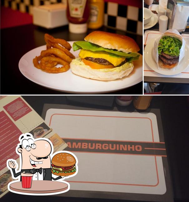 Peça um hambúrguer no Hamburguinho