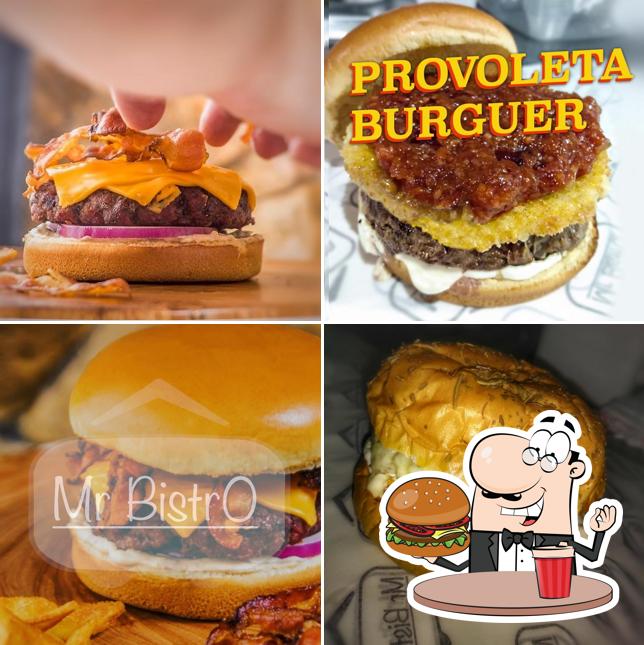 Delicie-se com um hambúrguer no Mr. BistrÔ