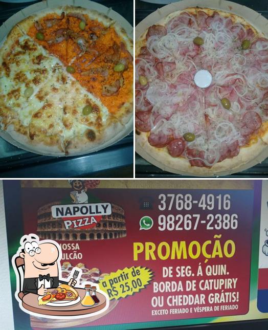 Escolha diversos tipos de pizza