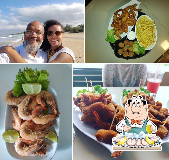 Consiga frutos do mar no Canoas Bar