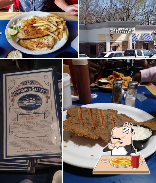Captain's Galley Seafood in Statesville Restaurant menu and reviews